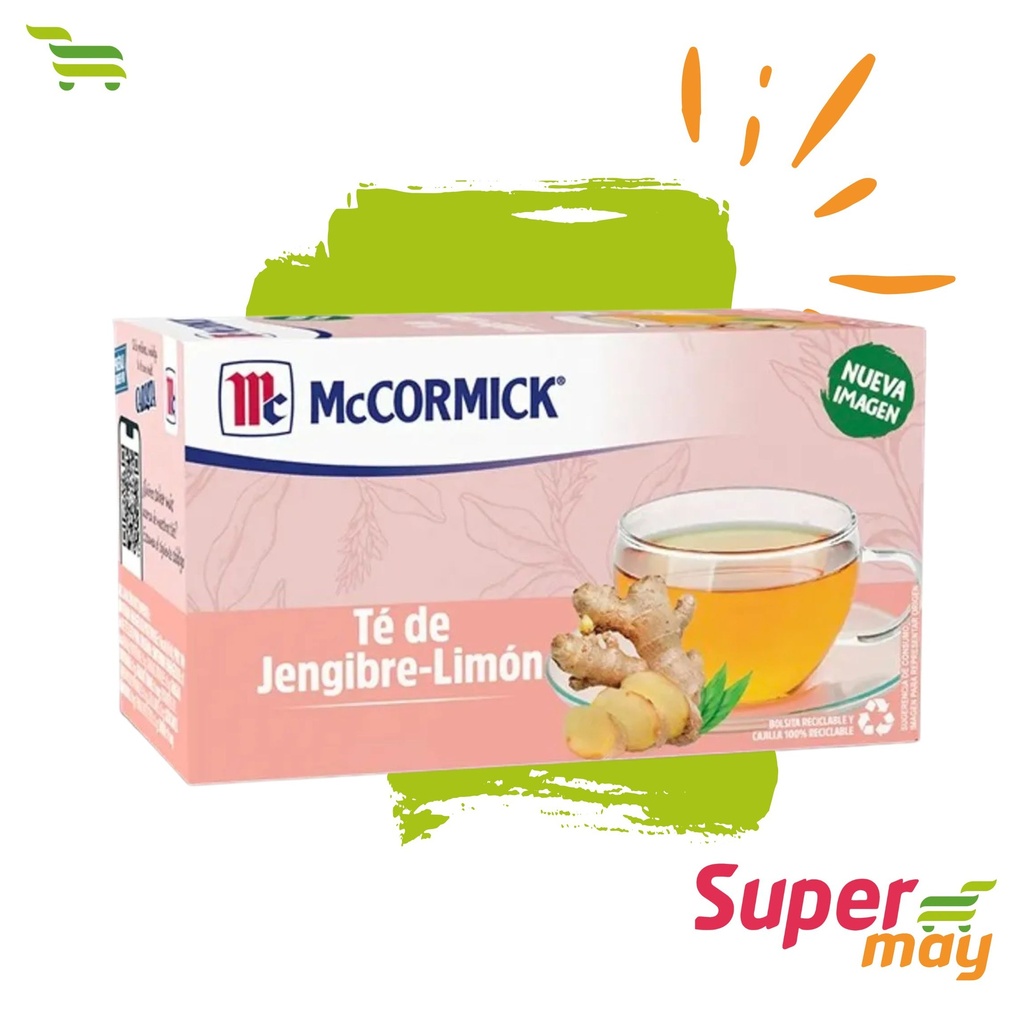 MC JENGIBRE TE 25 UDS