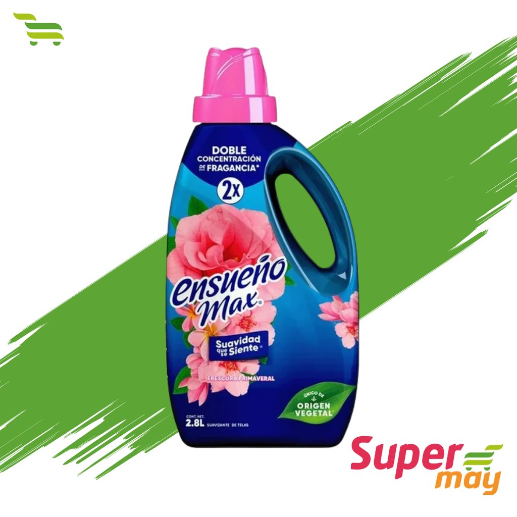 ENSUEÑO MAX PRIMAVERA SUAVIZANTE 2.8 LT