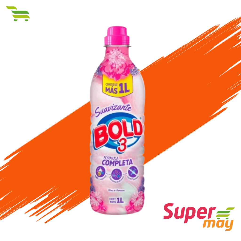 BOLD 3 ROSA SUAVIZANTE 1 L