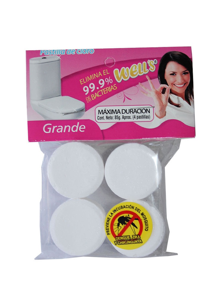 ARA CLORO PASTILLA GRANDE C/4 PZ