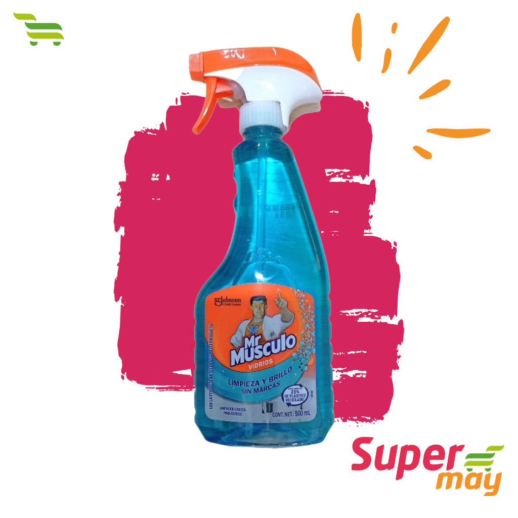 MR. MUSCULO VIDRIOS LIMPIADOR 650 ML