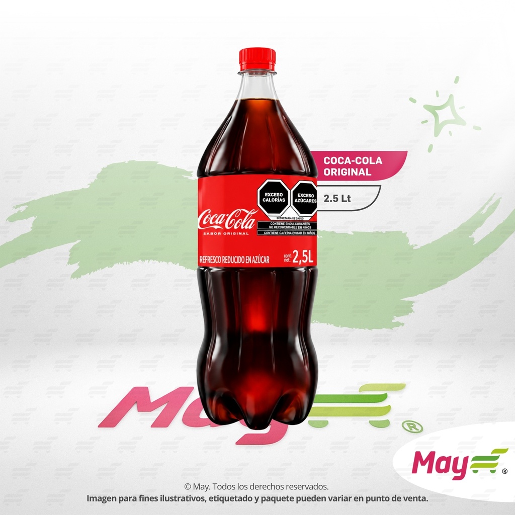 COCA COLA  NR PET  2.5 LT 1 UDS