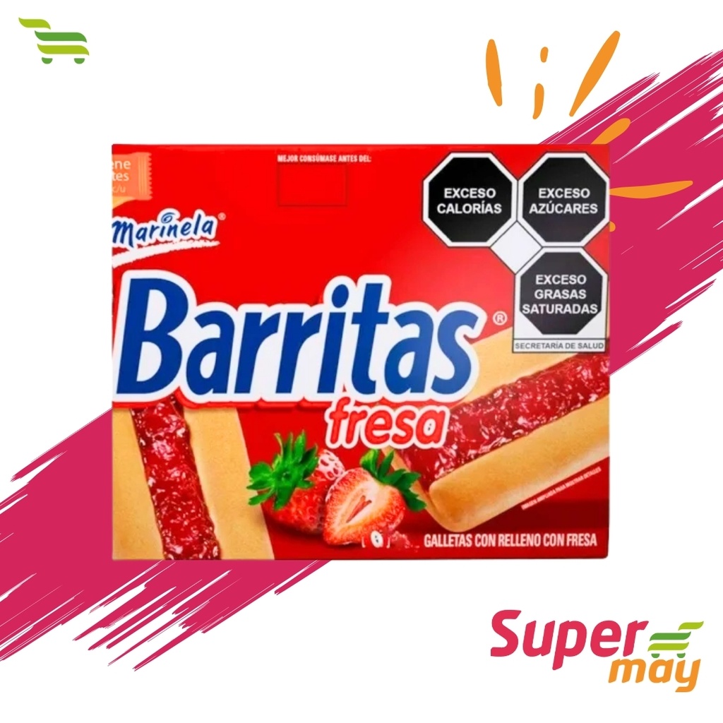 MARINELA BARRITA FRESA 450 GR