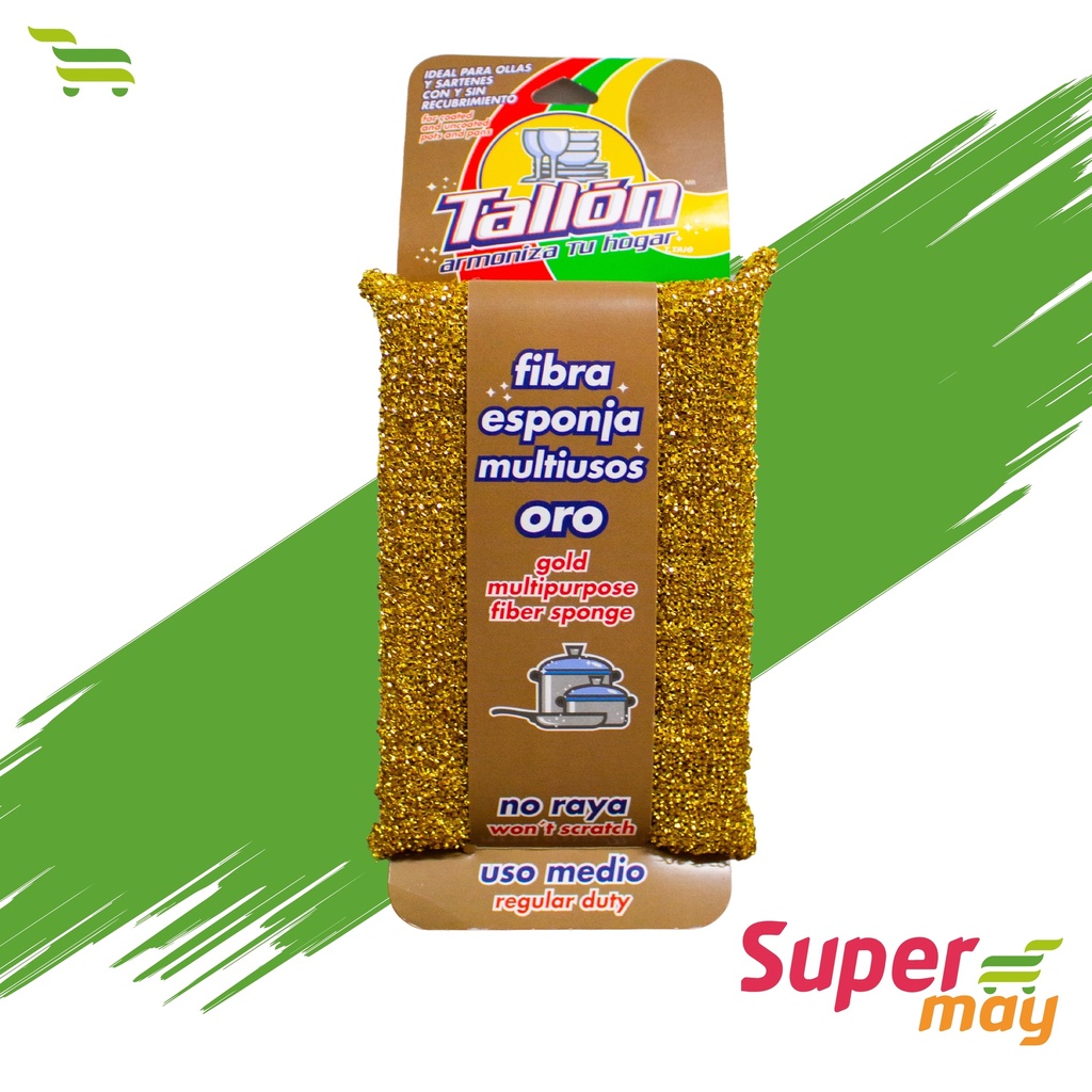 TALLON ESPONJA ORO 1 UDS