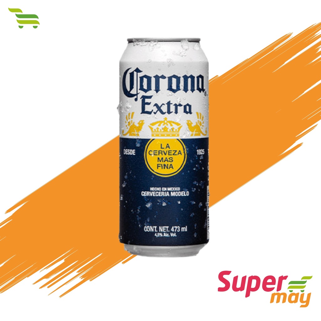 CORONA EXTRA LATON CERVEZA  473 ML 1 UDS
