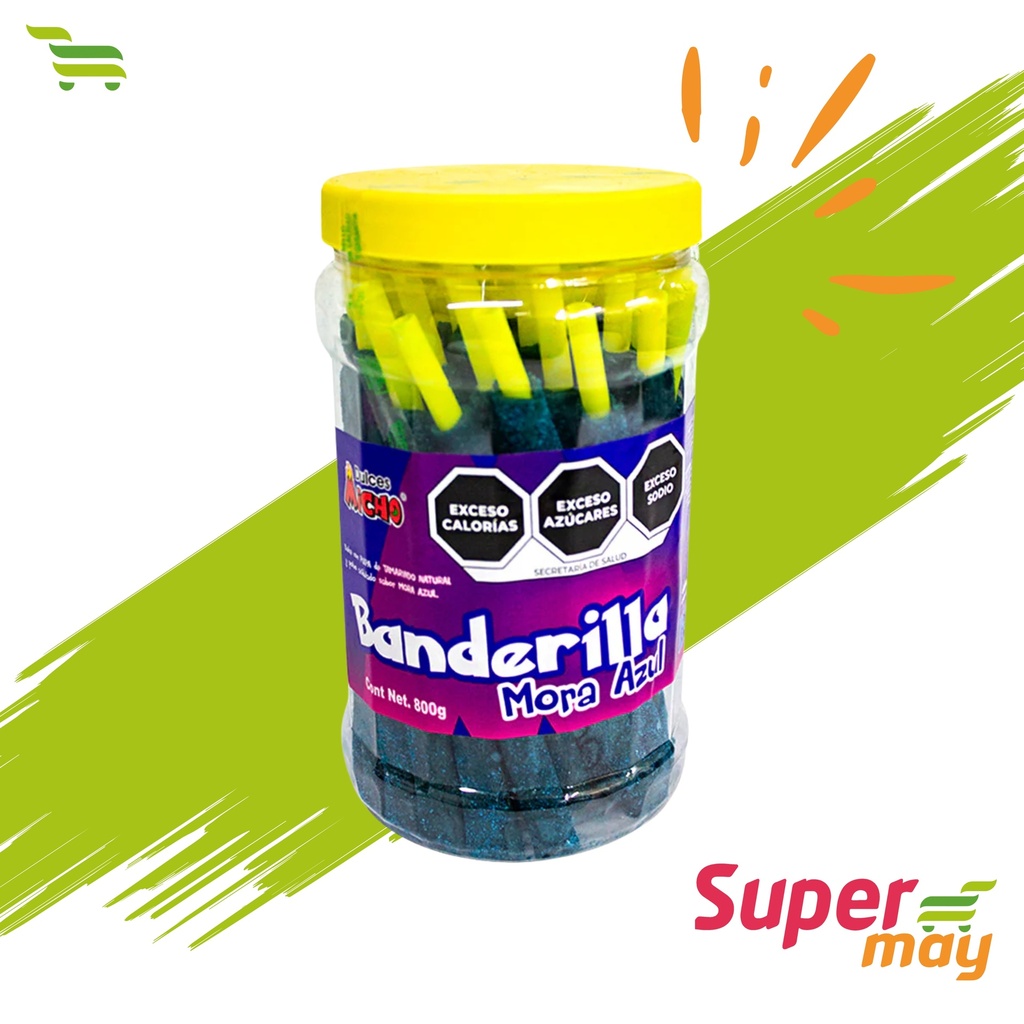 BANDERILLA MORA AZUL 800 GR
