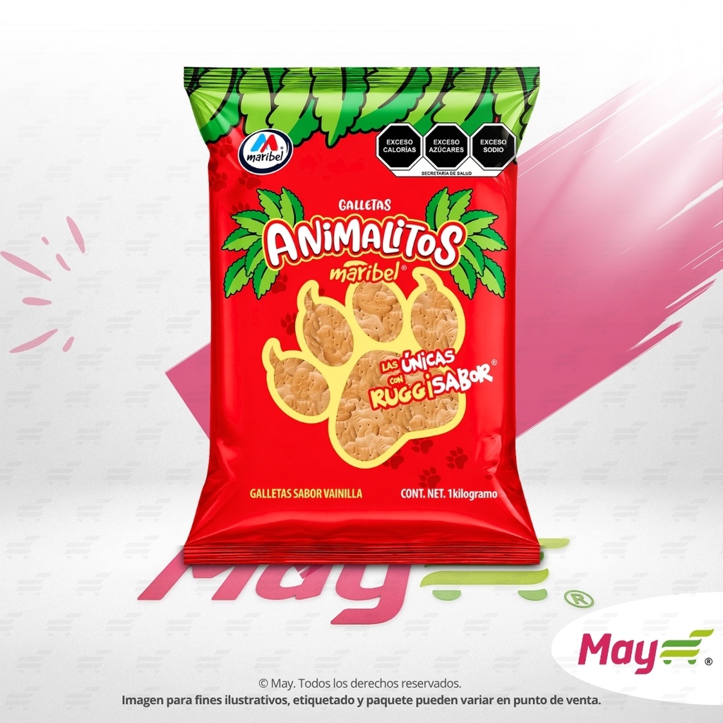 MARIBEL ANIMALITOS GALLETAS 1K GR
