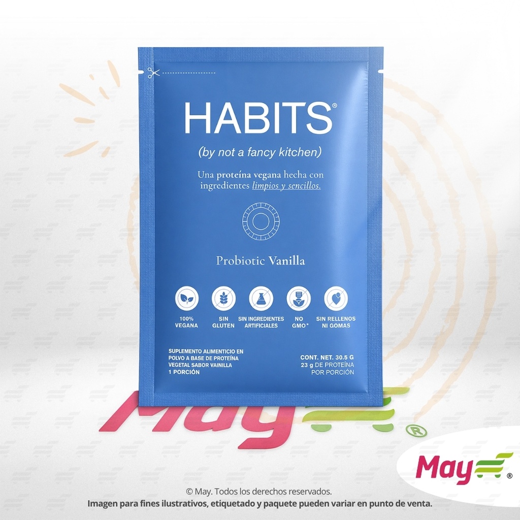 HABITS PROTEINA VAINILLA 30.5 GR