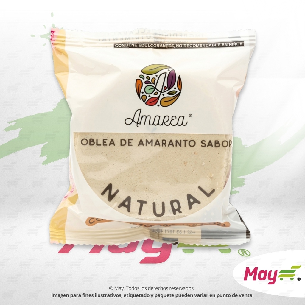 AMAREA OBLEA SIN AZUCAR 18 GR