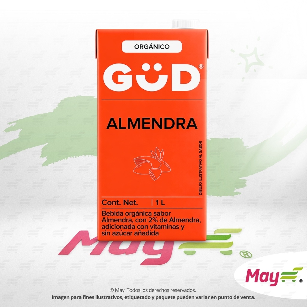 GUD LECHE DE ALMEDRA S/AZUCAR 1 LT