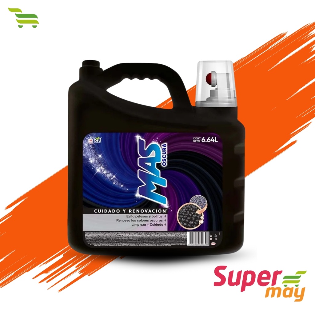 MAS OSCURA DETERGENTE LIQUIDO 6.64 LT