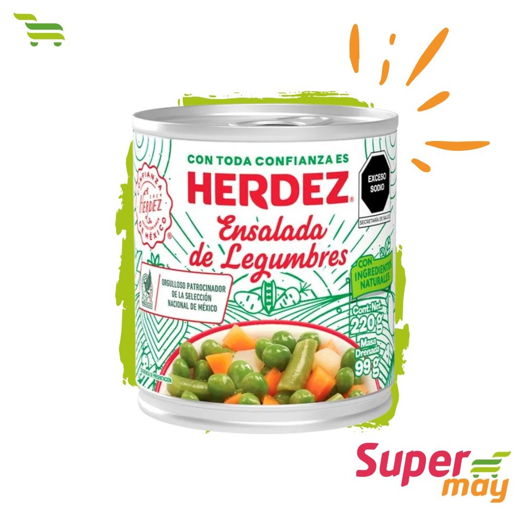 HERDEZ ENSALADA LEGUMBRES 220 GR