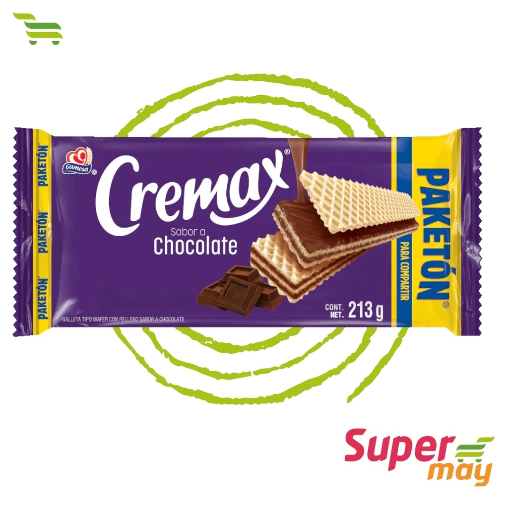 CREMAX CHOCOLATE GALLETAS 213 GR