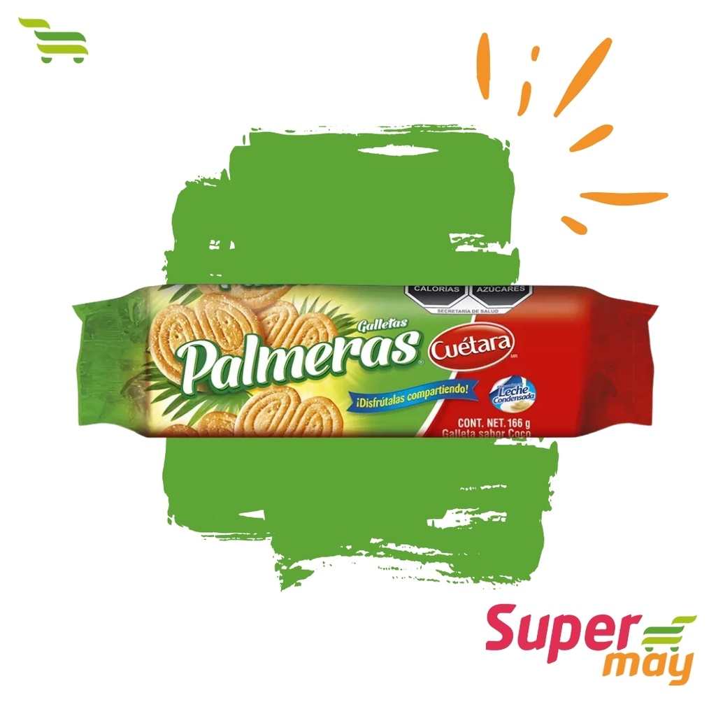CUETARA PALMERAS GALLETAS 166 GR