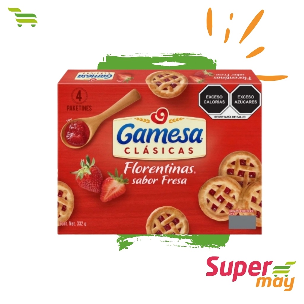 GAMESA FLORENTINA FRESA GALLETAS 332 GR