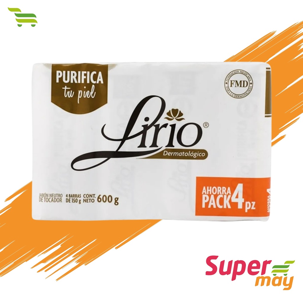 LIRIO DERMA JABON EXH/4 150 GR
