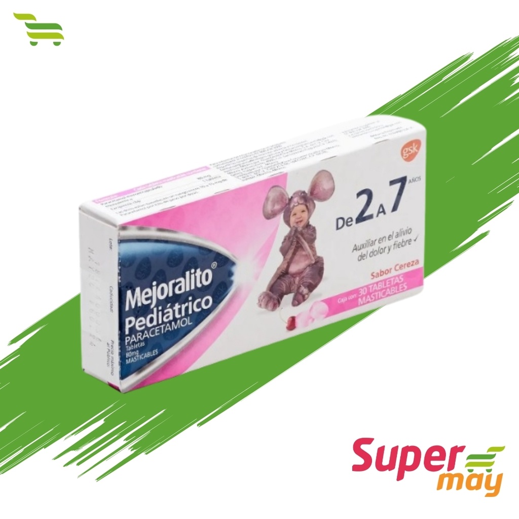 MEJORALITO EXH/30 UDS 80 MG