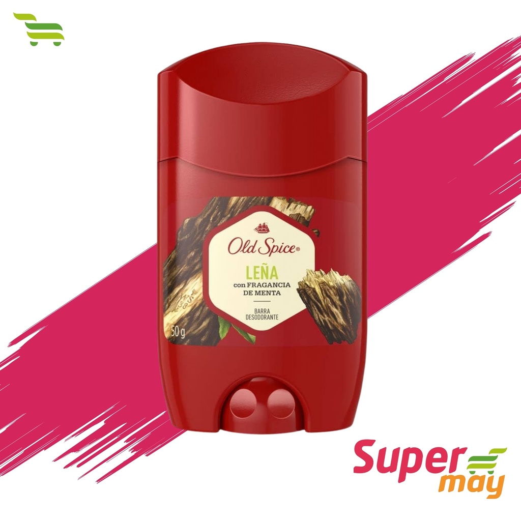OLD SPICE STICK LEÑA DESODORANTE 50 GR