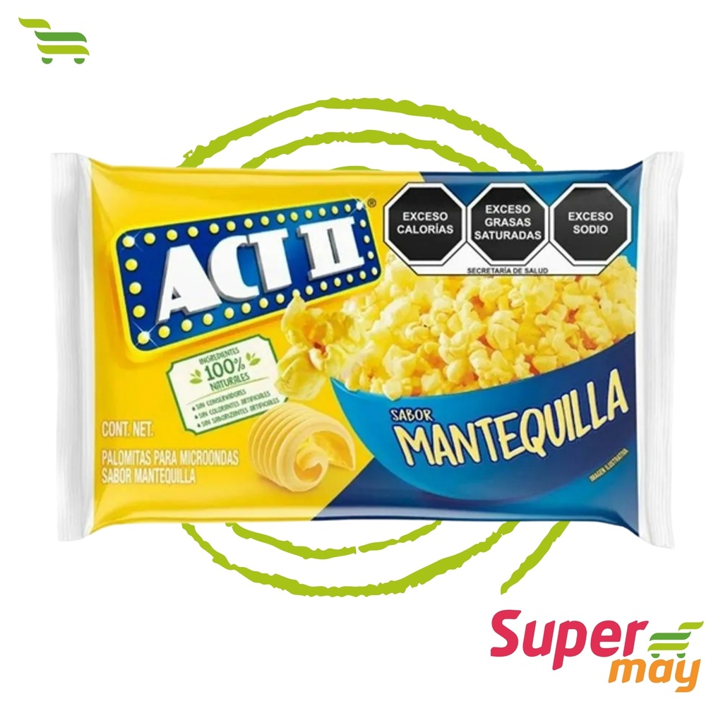 ACT II MANTEQUILLA PALOMITAS 80 GR
