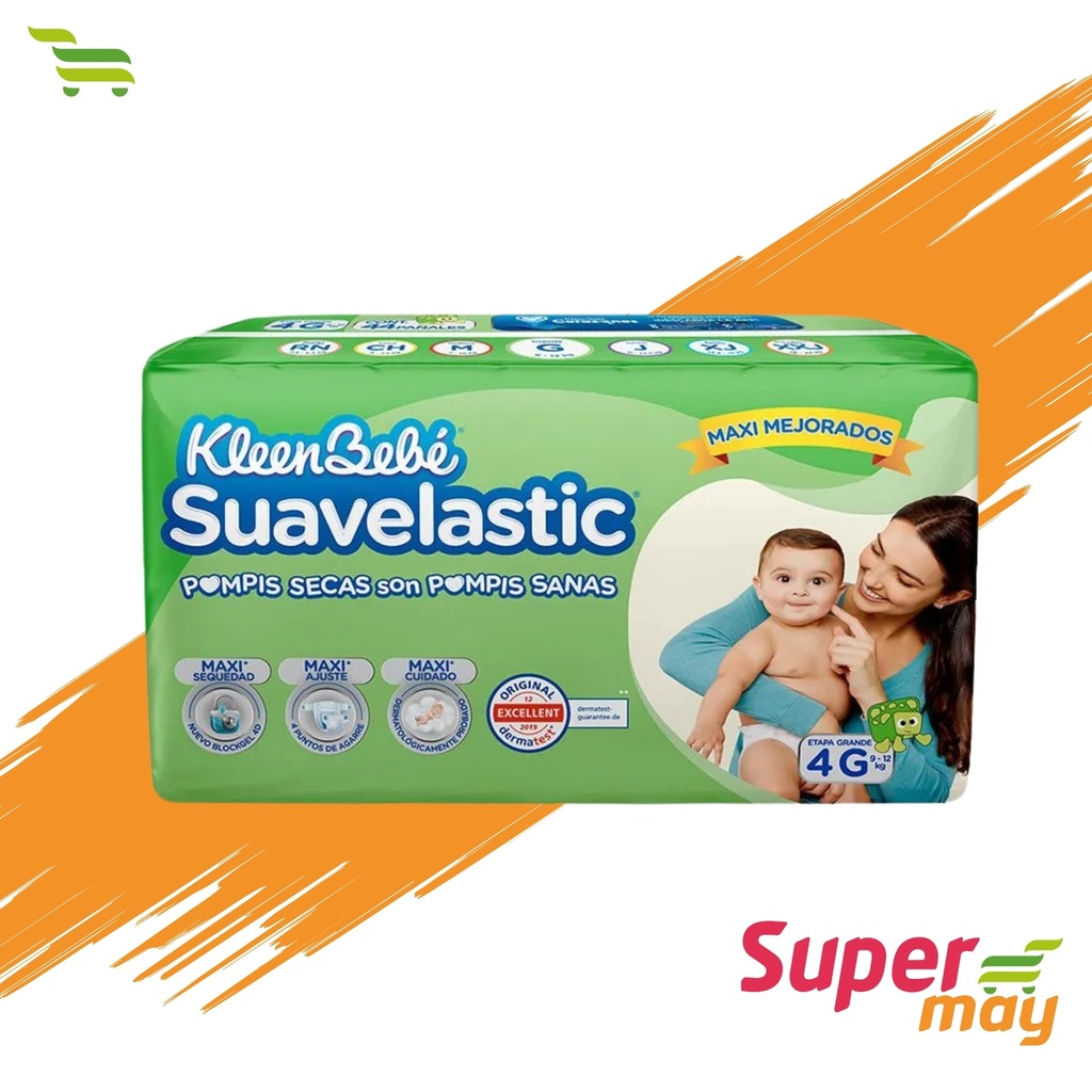 SUAVELASTIC GRANDE PAÑAL 40 UDS