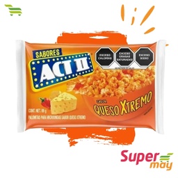 [000017] ACT II QUESO EXTREMO PALOMITAS 89 GR