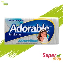 [000026] ADORABLE SERVILLETAS 220 UDS