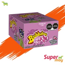 [000126] BUBBALOO FRUTAS CHICLE EXH 50 UDS
