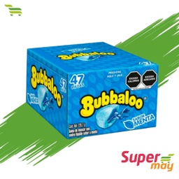 [000127] BUBBALOO MENTA CHICLE EXH 50 UDS
