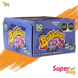 [000128] BUBBALOO MORA CHICLE EXH 50 UDS