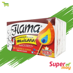 [000182] FLAMA CERILLO 5 PAQ - 115 UDS