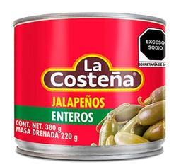 [000203] COSTEÑA JALAPEÑOS CHILES 380 GR