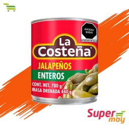 [000204] COSTEÑA JALAPEÑOS CHILES 780 GR