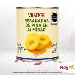 [000269] VILLAFLOR PIÑA EN ALMIBAR 800 GR
