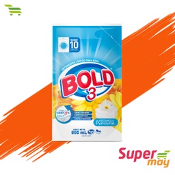 [000329] BOLD 3 FLORES DETERGENTE LIQUIDO 800 ML