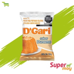 [000454] DGARI DURAZNO GELATINA 120 GR