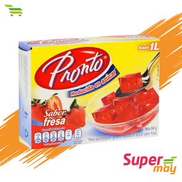 [000468] PRONTO GELATINA FRESA 84 GR