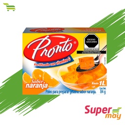 [000470] PRONTO GELATINA NARANJA 84 GR