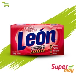 [000515] LEON ALTO PODER JABON LAVANDERIA 350 GR