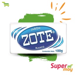 [000521] ZOTE BLANCO JABON LAVANDERIA 100 GR