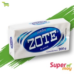 [000522] ZOTE BLANCO JABON LAVANDERIA 200 GR
