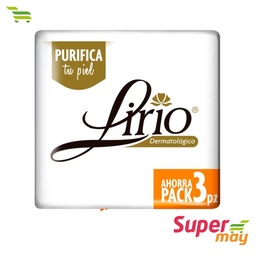 [000532] LIRIO DERMA JABON EXH/3 120 GR