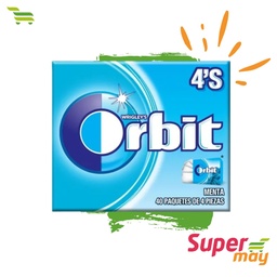 [000761] ORBITZ MENTA CHICLE 4 UDS