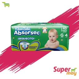 [000791] ABSORSEC PAÑAL GDE 40 UDS