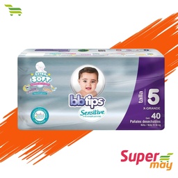 [000796] BB TIPS E5 JUMBO PAÑAL 40 UDS