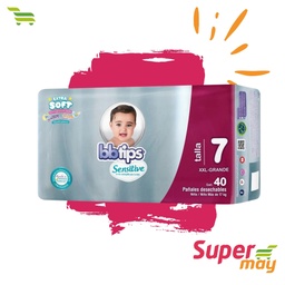[000798] BB TIPS E7 XXX-GDE PAÑAL 40 UDS