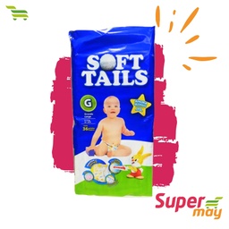 [000804] SOFT TAILS GRANDE PAÑAL 36 UDS