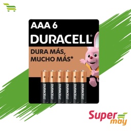 [000824] DURACELL AAA PILA 6 UDS