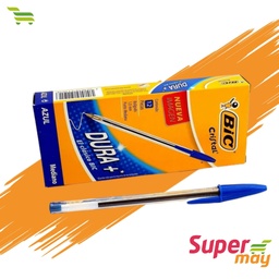 [000827] BIC AZUL PLUMA 12 UDS