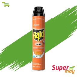 [000849] RAID CASA/JARDIN INSECTICIDA 400 ML