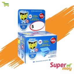 [000850] RAID LAMINITAS INSECTICIDA 108 UDS